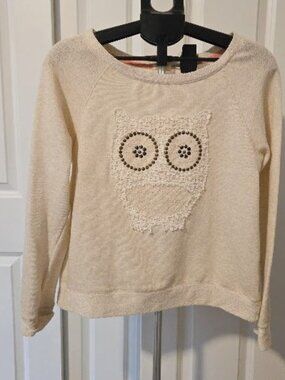 NWOT Rewind embellished owl shirt sz XL